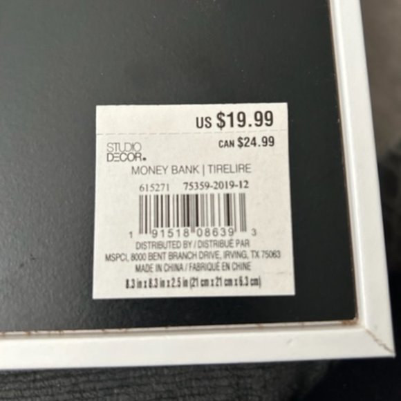 Rainy Day Fund - Coin Bank - NWT - Picture 5 of 5